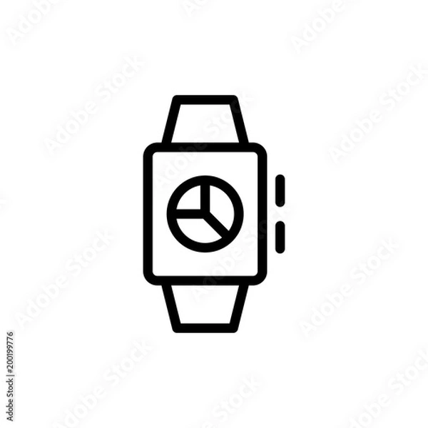 Fototapeta Smart watch icon