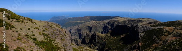 Fototapeta Traversée Pico do Arieiro à Pico Ruivo