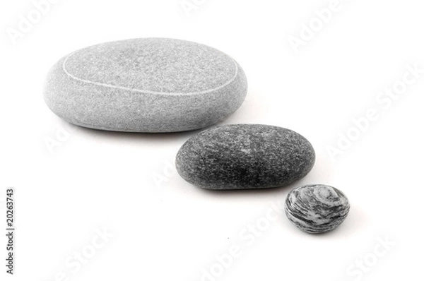 Fototapeta Grey zen stones