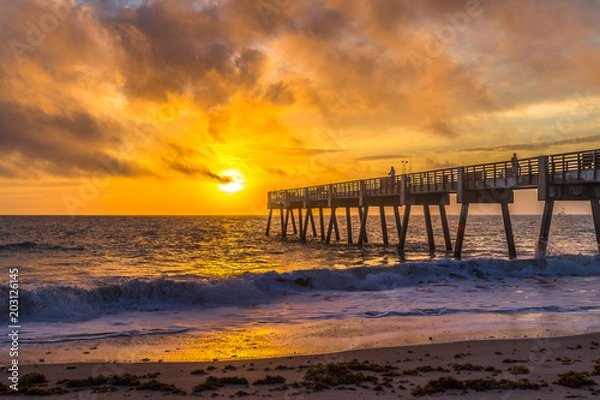 Fototapeta Pier landscape