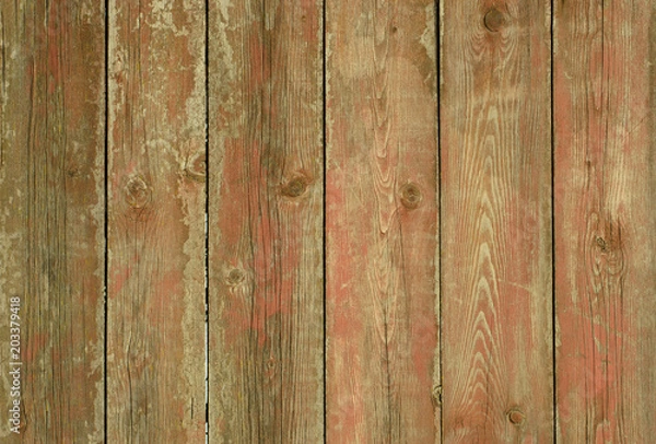 Fototapeta Wooden rustic light brown background surface