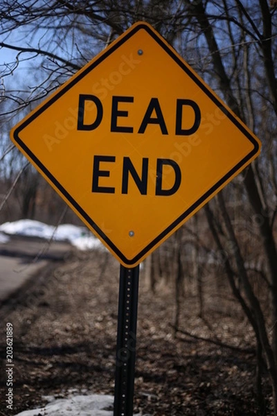 Fototapeta Dead End Sign