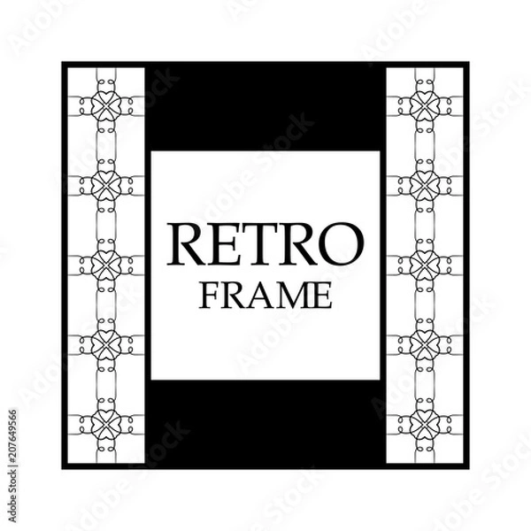 Fototapeta Retro ornamental frame