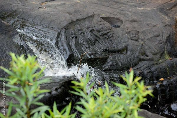 Obraz CAMBODIA SIEM REAP ANGKOR KBAL SPEAN TEMPLE