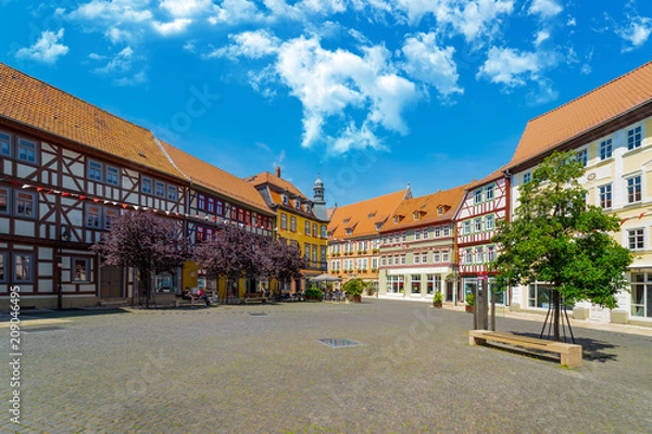 Fototapeta Bad Langensalza Umgebindehaus Fachwerkhaus