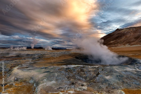 Fototapeta Namaskrad Północna Islandia