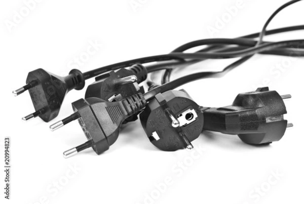 Fototapeta Power plugs