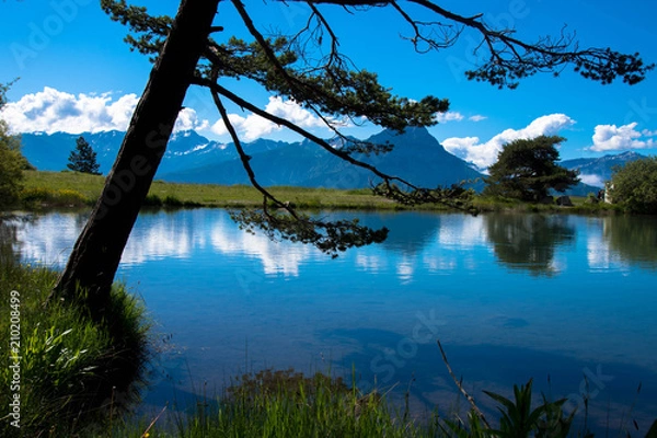 Fototapeta Lac de Saint Appolinaire in den Hautes Alpes