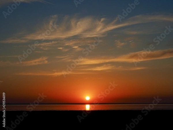 Fototapeta Sonnenuntergang Meer Himmel