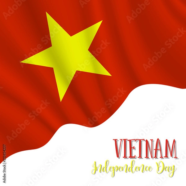 Fototapeta 2 September. Vietnam Independence Day background