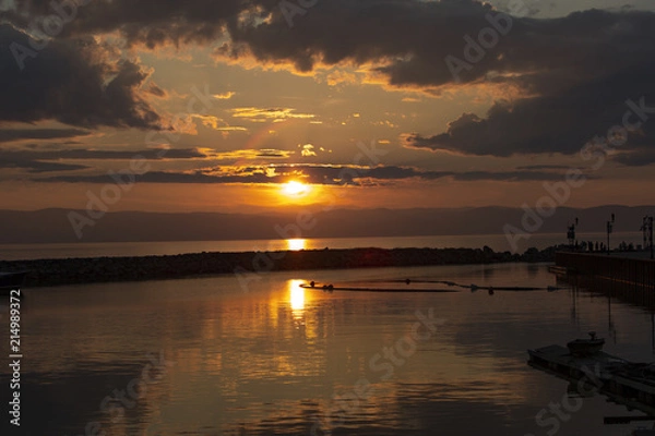 Fototapeta Sunset on the sea 