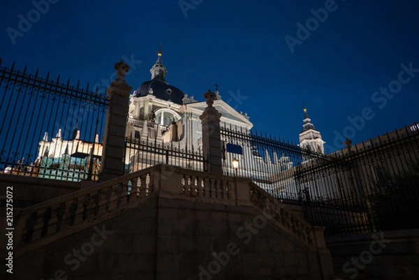 Fototapeta Almudena Cathedral at Night