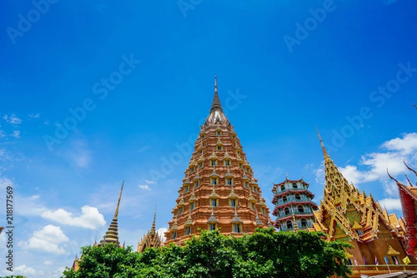 Fototapeta Temple Buddha Thailand Peaceful Sky hugh Art