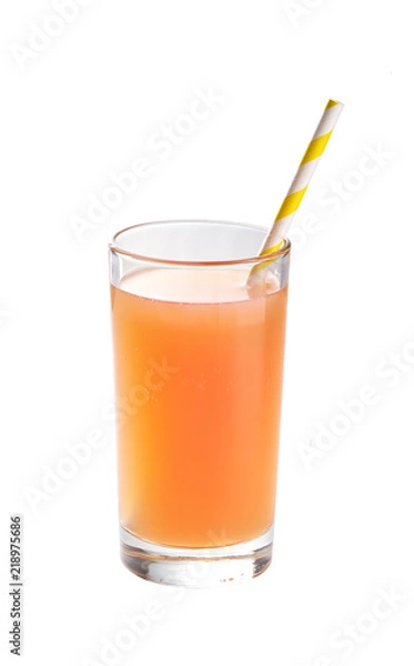 Fototapeta a glass with grapefruit juice