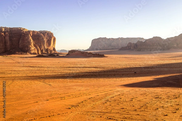 Fototapeta Khazali Canyon, Wadi Rum desert, Jordan