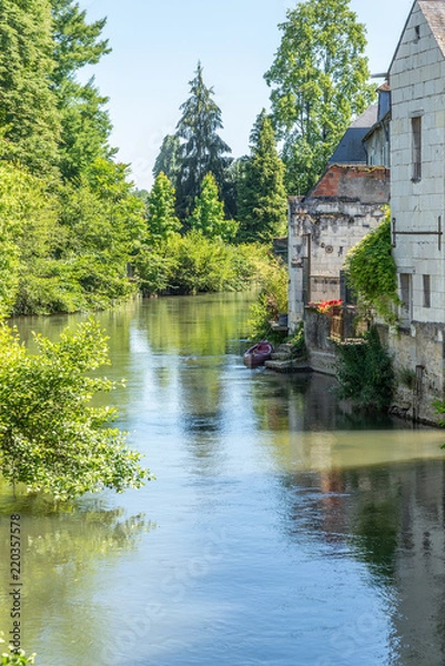 Fototapeta River view, Loches