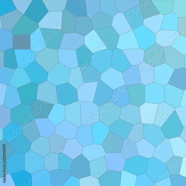 Fototapeta Blue bright Little hexagon in square shape background illustration.