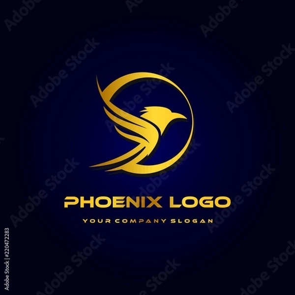 Fototapeta bird logo template