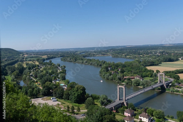 Fototapeta The Seine from Chateau Gaillard 1