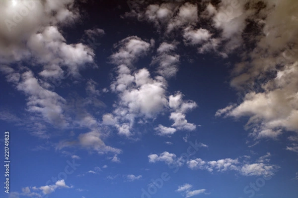 Fototapeta cloudscape,sky,blue,nature,white,weather,air,fluffy