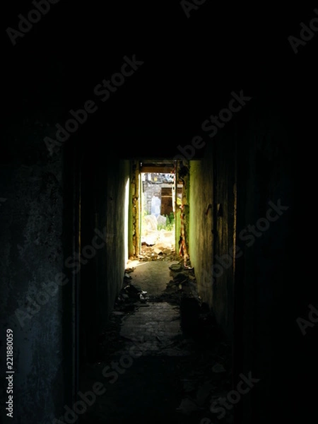 Fototapeta abandoned house