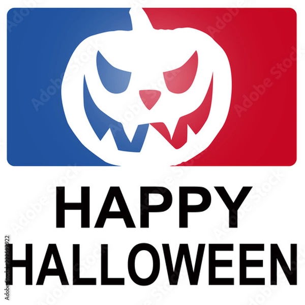 Fototapeta Happy Halloween Sport Logo