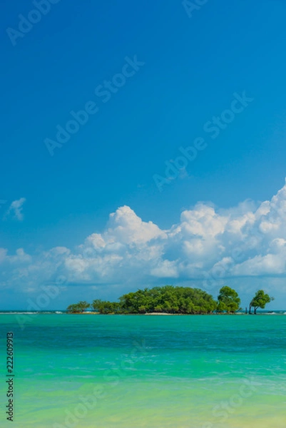 Fototapeta beach and tropical sea. Koh Samui