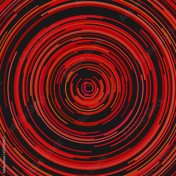 Fototapeta Circular abstract background - vector graphic design from concentric circular stripes