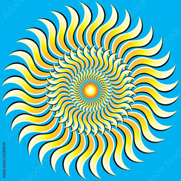 Fototapeta Rotating Sun