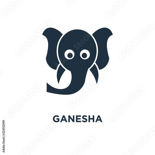 Fototapeta ganesha icon