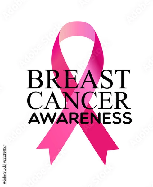 Obraz breast cancer awareness poster for women october events