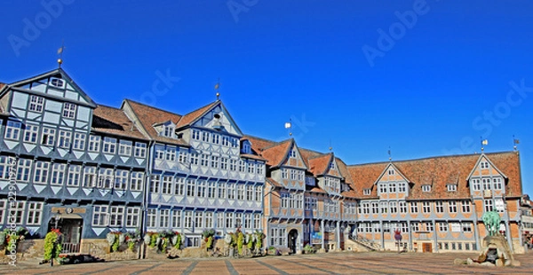 Fototapeta Wolfenbüttel: Rathaus am Marktplatz (ab 1602, Niedersachsen)