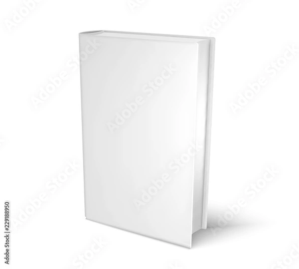 Fototapeta Mockup blank book, template for design. Vector illustartion