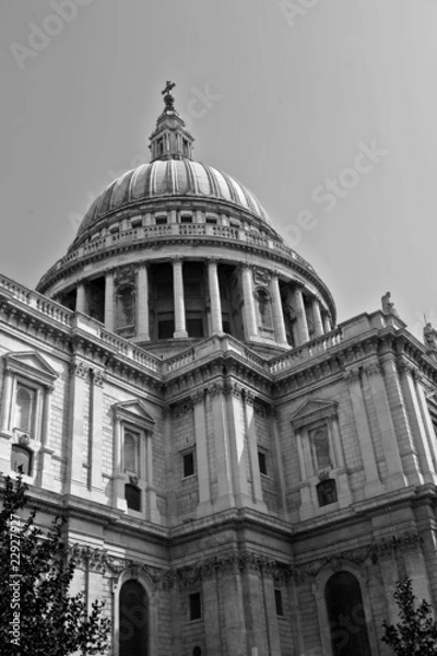 Fototapeta Saint Paul Cathedral from London