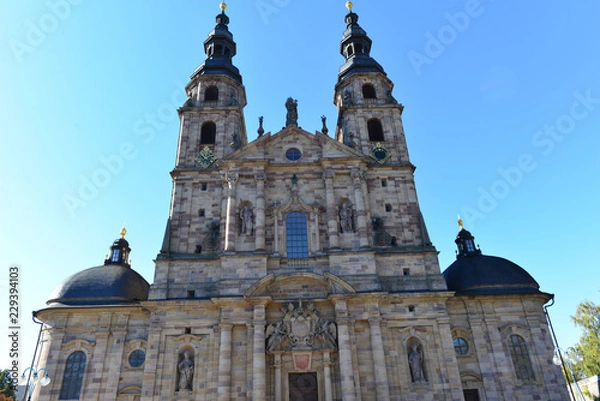 Fototapeta Fuldaer Dom im Herbst 