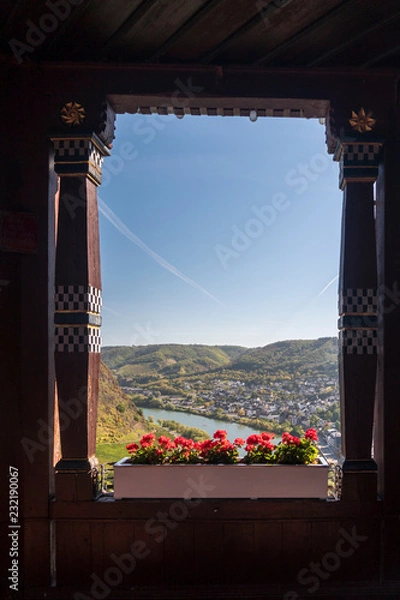 Fototapeta View of the Moselle River, Cochem