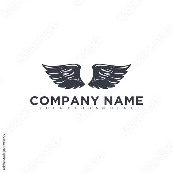 Obraz Eagle, falcon, bird logo design, Modern Template, Icon Vector