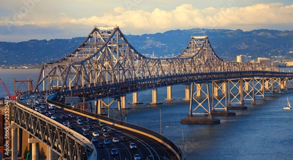 Fototapeta Bay Bridge from Treasure Island