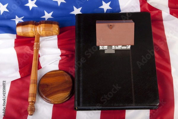 Fototapeta USA Law theme