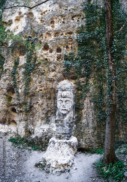 Fototapeta Strange place with totems, Crimea