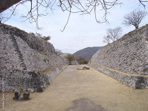 Fototapeta Xochicalco Toltec Ballspiel