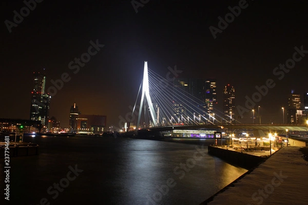 Fototapeta Gród Rotterdam. Holandia