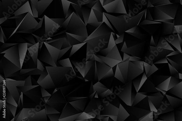 Fototapeta Triangular 3d, modern background