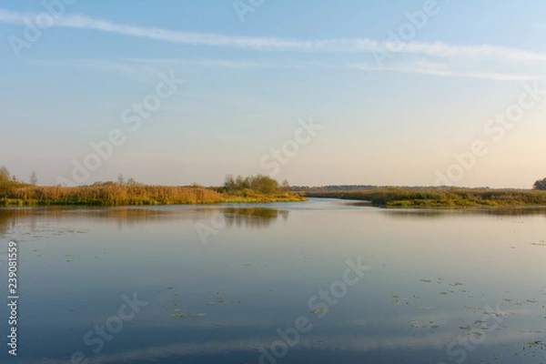 Fototapeta Sunrise over the river