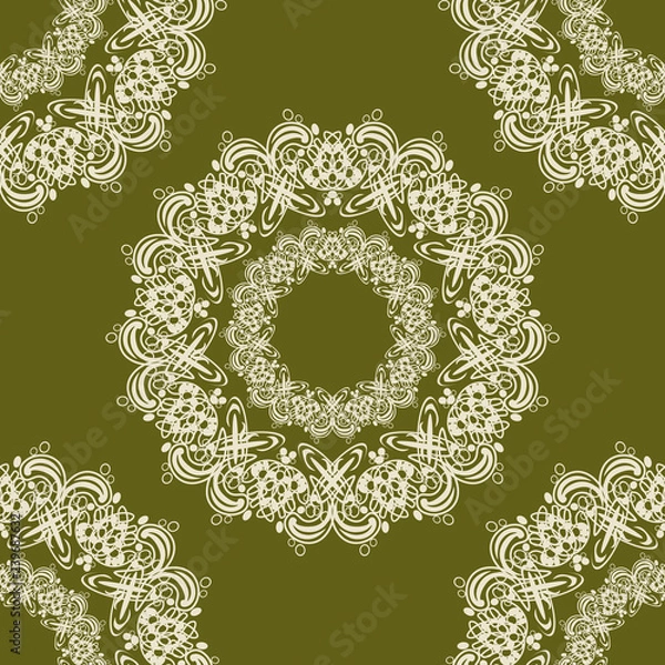 Obraz seamless geometric abstract pattern lace