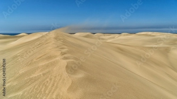 Fototapeta Wydmy Maspalomas z dryfującym piaskiem