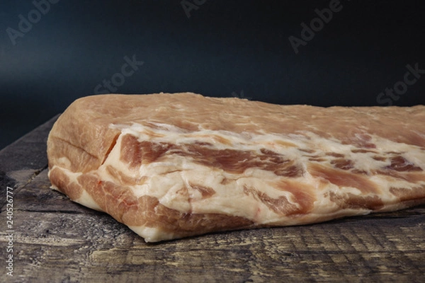 Fototapeta raw piece of pork