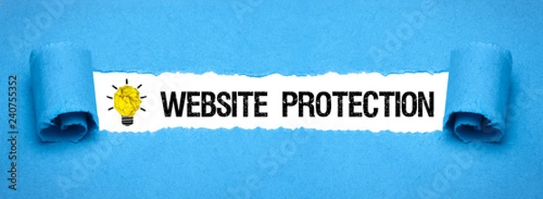 Fototapeta Website Protection