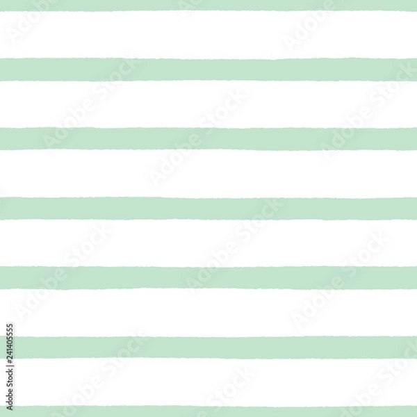 Fototapeta Hand-painted seamless border pattern