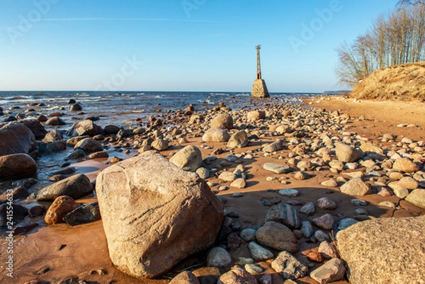 Fototapeta lighthouse by the sea